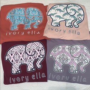 Ivory Ella Long-Sleeve Tee Bundle